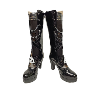 cosplay鞋高跟靴明日方舟归溟幽灵鲨艾丽妮流明掠风cos鞋定做定制