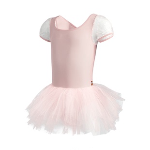 小茉莉儿童舞蹈服女形体服女童体操服芭蕾舞练功服夏蓬蓬裙演出服