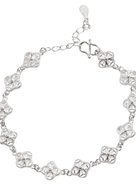 吴越老银铺足银明吉手链