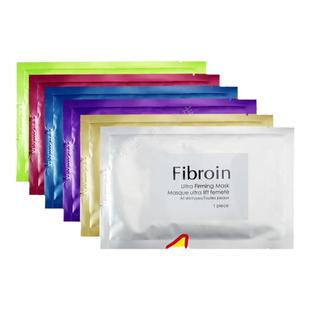 泰国fibroin蚕丝超薄小F暗斑补水白皙亮肤紧致祛痘去黄面膜共20片