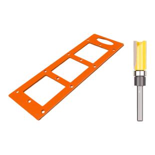 86盒开关插座开孔模具定制家具衣柜暗盒方孔木工电源底盒开槽模板