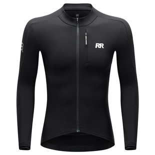 RR公路自行车骑行服男士新款秋冬季男款加绒透气速干骑行长袖上衣
