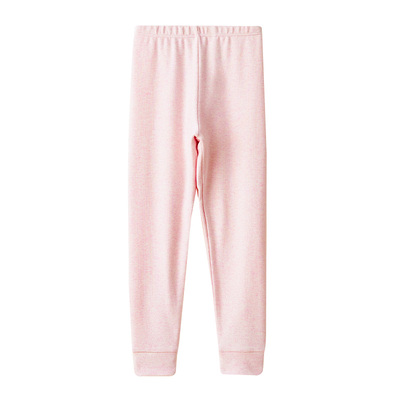 红豆绒纯棉加厚单条儿童保暖裤冬