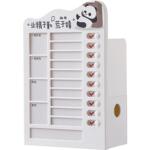 多功能自律打卡器小学生学习计划表笔筒男女孩书桌笔桶收纳盒带抽屉任务规划卡片文具习惯养成假期时间管理器