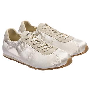 COOLCHAP闪光德训鞋2026新款缎面平底芭蕾鞋舒适显瘦优雅休闲女鞋