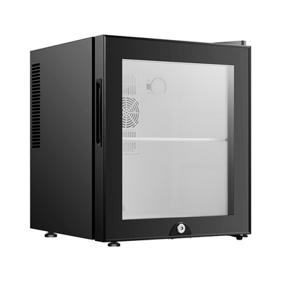 酒店客房全静音0分贝玻璃门冰箱