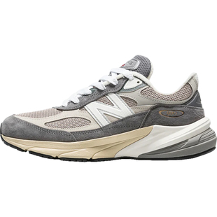 New Balance NB990 V6耐磨透气男女灰蓝低帮跑鞋 U990MM6/U990IA6