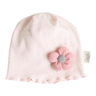 韩版春秋季女宝宝纯棉无骨胎帽