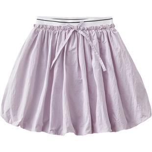 马克珍妮元气运动女童Miu系花苞短裙 儿童裙子半身裙春夏装560191