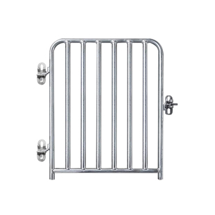 猪圈门猪栏门养殖场过道定制粗铁条猪舍加厚型水泥卷猪围栏猪圈门