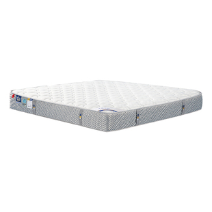 宏益床垫冰丝护脊23cm偏硬护脊冬暖夏凉 乳胶 无胶椰棕高碳素弹簧