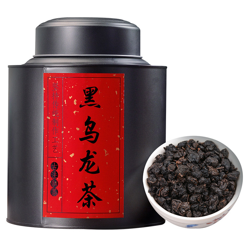 黑乌龙茶叶浓香型炭焙熟茶送礼