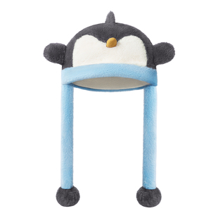 KK树儿童帽子秋冬款男童女孩户外保暖护耳帽宝宝防风帽新款毛绒帽