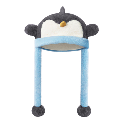 儿童帽子立体卡通毛绒帽宝宝护耳