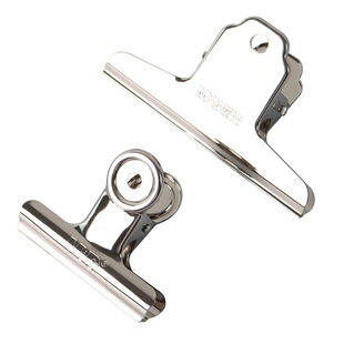 晨光不锈钢票夹文件夹子铁夹子多功能特大号蝴蝶夹强力夹书夹小夹子固定金属夹试卷夹手帐夹画夹画板夹子文具