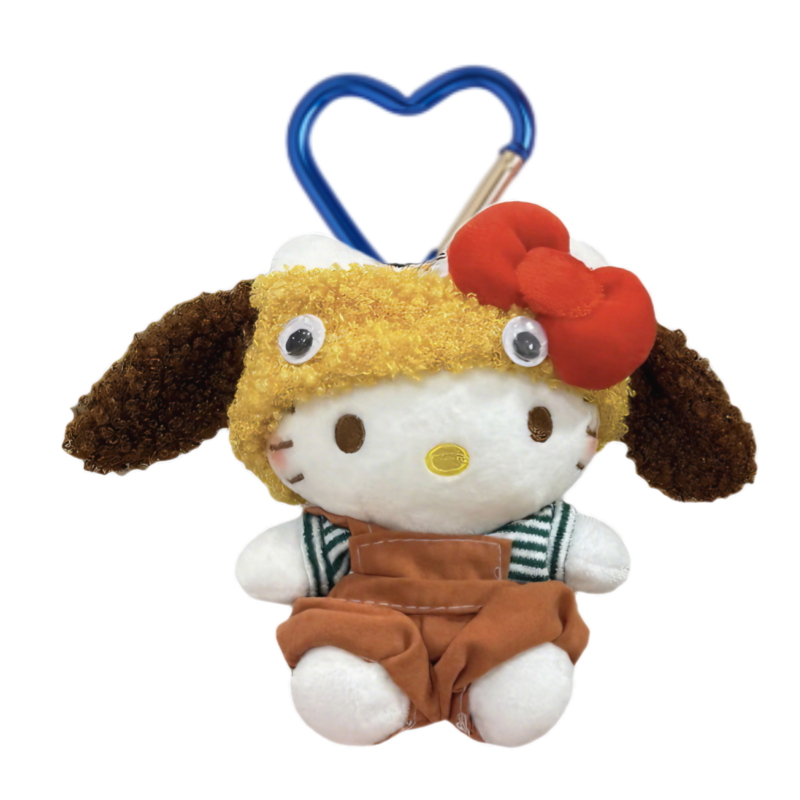 正版helloKitty包包挂件可爱哈喽kt小挂饰毛绒玩偶钥匙扣车载礼物