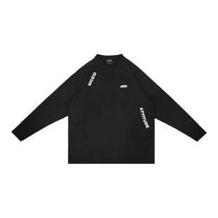 NICEID NICE半拉链运动长袖篮球投篮服吸排汗春秋薄打底男女宽松