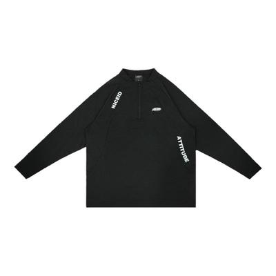 NICEID NICE半拉链运动长袖篮球投篮服吸排汗春秋薄打底男女宽松