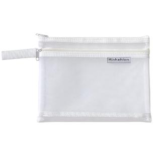 产检收纳袋怀孕检查孕妇孕检资料手提袋a4多层加厚网纱文件袋拉链式透明宝宝a5医保卡疫苗本出生证病历收纳册