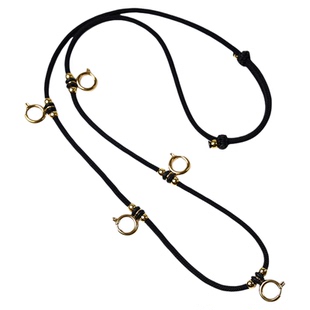 三尊五挂多挂泰国高端佛牌链子唐卡吊坠挂绳男女款多用调节快拆扣