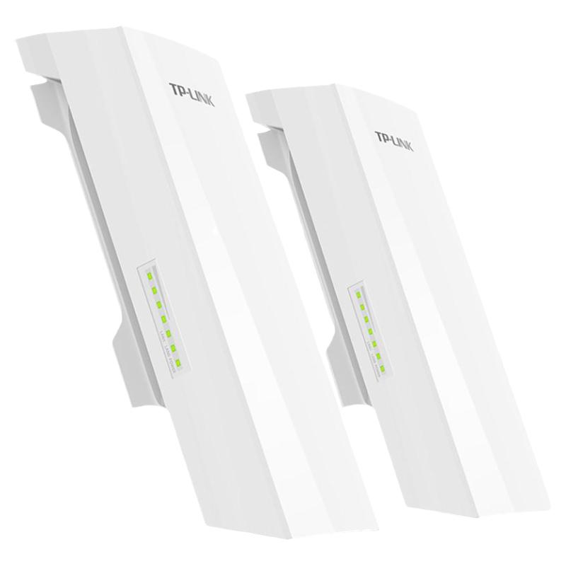 普联TP-LINK TL-S5G-15KM套装室外监控无线网桥一对867M高速5g双千兆网口大功率网络DC防水PoE网线12V供电24V