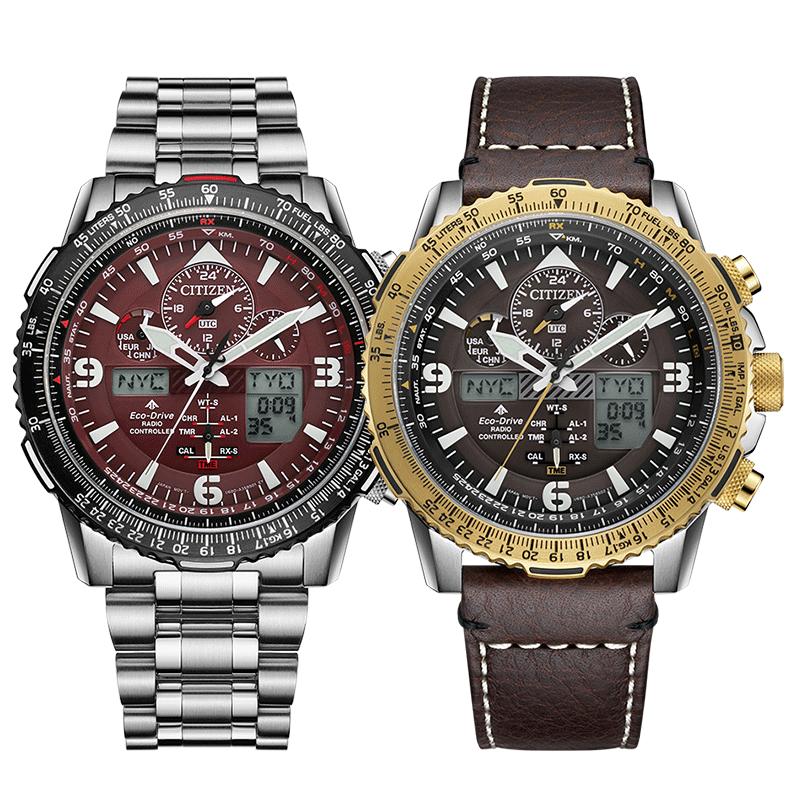 【自营】西铁城手表男 PROMASTER商务休闲光动能电波男表JY8086