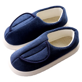 春秋老年人单鞋脚宽脚胖脚肿专用防滑防摔老人鞋男女宽松大码布鞋