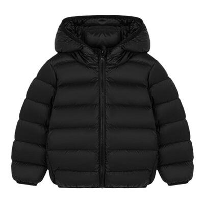 柒号童仓亲子时尚轻薄白鸭绒羽绒服女童冬装新款儿童连帽外套马甲