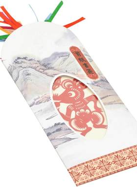 特色脸谱剪纸书签民俗礼品送老外