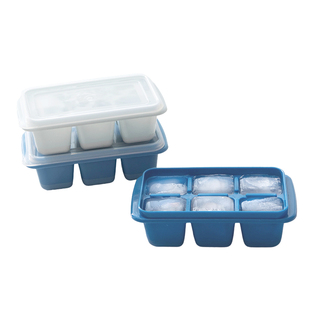 霜山冰格冰块模具家用自制制冰模具冰块盒制冰盒带盖密封收纳