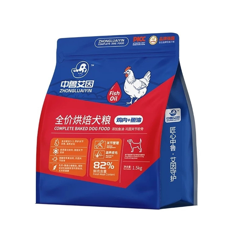 中宠艾因全价烘焙犬粮鸡肉鱼油
