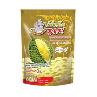 泰国原装进口泰好吃金枕头榴莲干40g冻干榴莲水果干100g零食180g