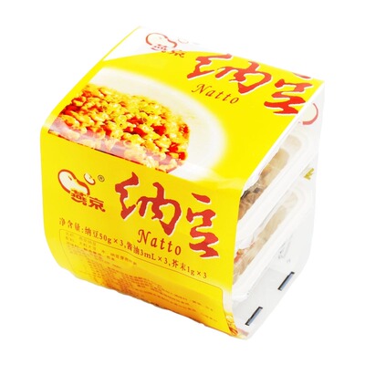 燕京纳豆国产大粒纳豆即食拉丝