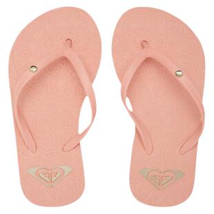 ROXY2026纯色细带扣新款女防滑韩版凉沙滩简约时尚百搭仙女风拖鞋