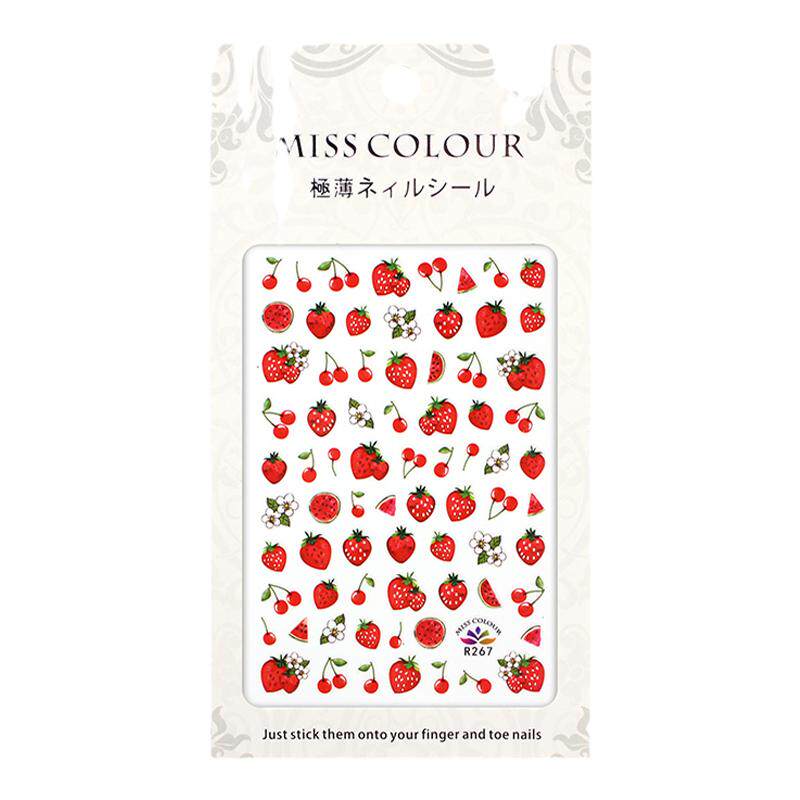 美甲贴纸泫雅风可爱少女花小清新