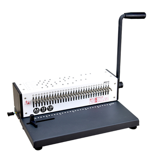 装订机活页打孔机30孔螺旋单线圈装订机26孔硬夹条开口圈22孔打孔机雷盛KD15台历小册子笔记本线圈打孔装订机