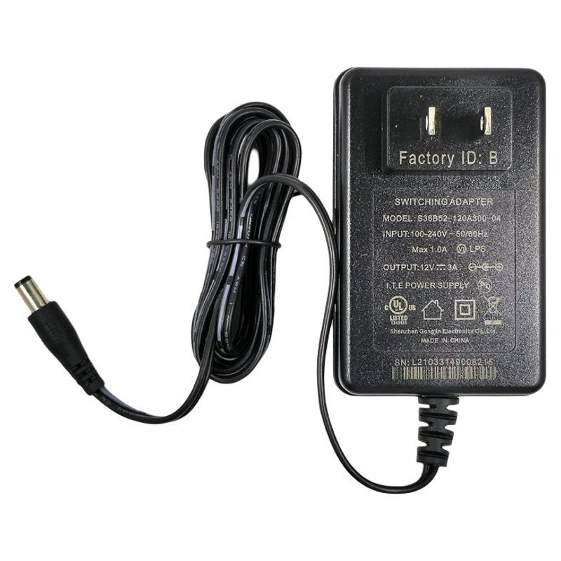 12v3a电源适配器12伏3安显示器路由器电源DC12V2ALED灯按摩器电源