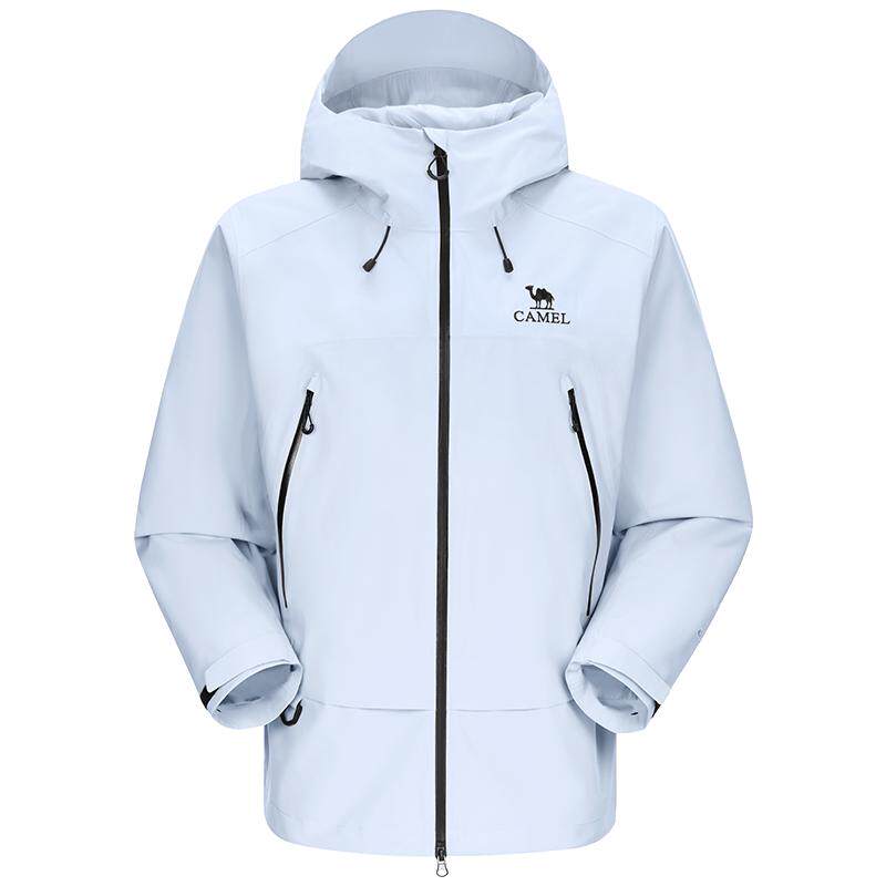 【彩壳】骆驼王者凯甲冲锋衣男女2026春季新款远山蓝硬壳防水外套