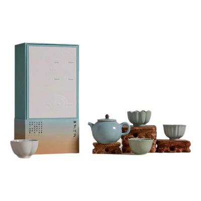 【礼物】汝山明汝瓷四季汝梦茶具