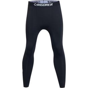 准者发热加绒保暖紧身裤秋冬篮球跑步运动健身男速干压缩长裤套装