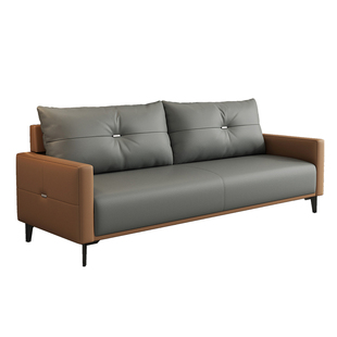 客厅简约现代小户型沙发双人三人出租房服装店商务会客接待沙发