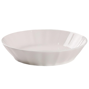 依山石坊一级骨瓷富士山盘汤菜盘蒸盘饭盘深盘釉下彩高温陶瓷餐具