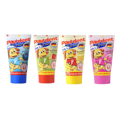 德国儿童牙膏防蛀含氟进口