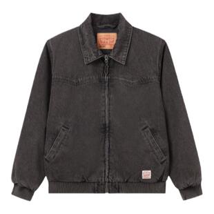 商场同款Levi's李维斯男士秋冬夹棉哈灵顿风牛仔夹克厚外套A8583