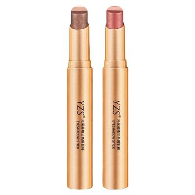 三色眼影棒一笔成型懒人哑光细闪