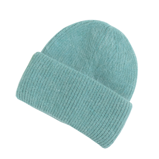 我的一枚小绿帽子 兔毛好温暖的薄荷绿毛线帽@ERICEE/艾利熙