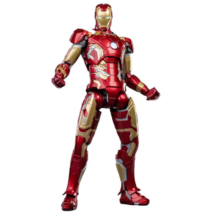 漫威正版钢铁侠反浩克装甲mk43复仇者联盟MK44人偶山姆机器人手办