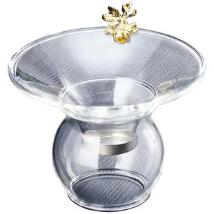 金银鱼玻璃茶漏茶滤创意茶叶过滤网泡茶器茶隔漏斗茶具配件滤茶器