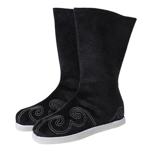 男童汉服绣花鞋中国风汉服搭配男童汉服舞蹈鞋古风平底老北京布鞋