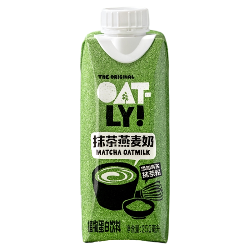 OATLY特浓抹茶燕麦奶早餐奶植物蛋白饮料低脂营养早餐奶无蔗糖